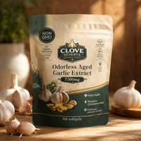 CloveReserve 7500mg Aged Garlic Extract – Odorless Cardiovascular Support